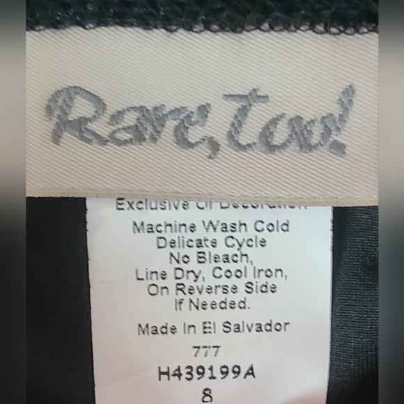 Rare, Too! - Girl's Black and Red Fancy Dress, Sz 8 - Picture 3 of 4